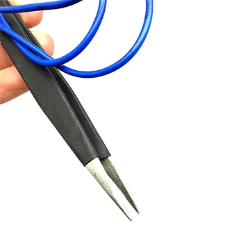 

Professional Handheld Spot Welding Machine Tweezers Anti-static Clip for Pulse Welding Welder Machine Spare Parts