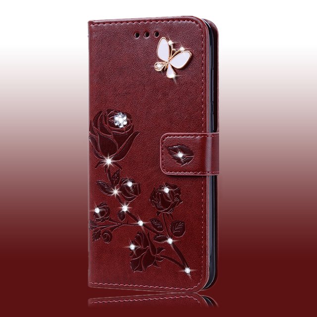 3D Rose Flip leather Case for Xiaomi Note 9s 9 Pro Max Case Funda Redmi Note 9T Redmi 10 Prime K20 Pro Case Carcasa Cover