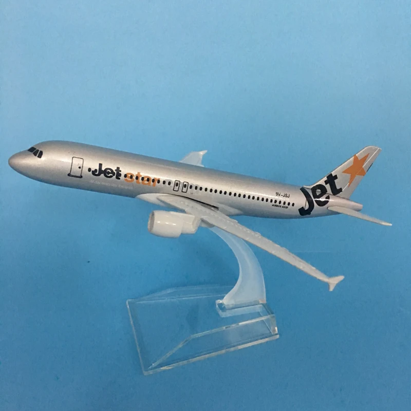 Бесплатная доставка 16 см A320 JETSTAR AIRWAYS модель самолета из металлического сплава
