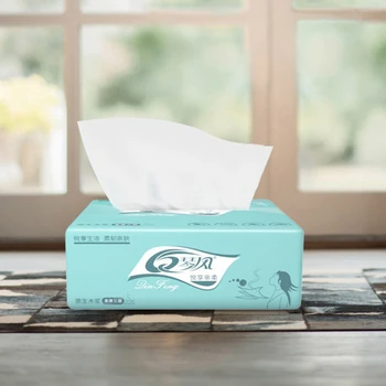 

1 Pack Neutral Toilet Paper 3-ply Wood Pulp Paper Tissue Skin Friendly for Bathroom Home Kitchen Hotel 70 Sheets Paper