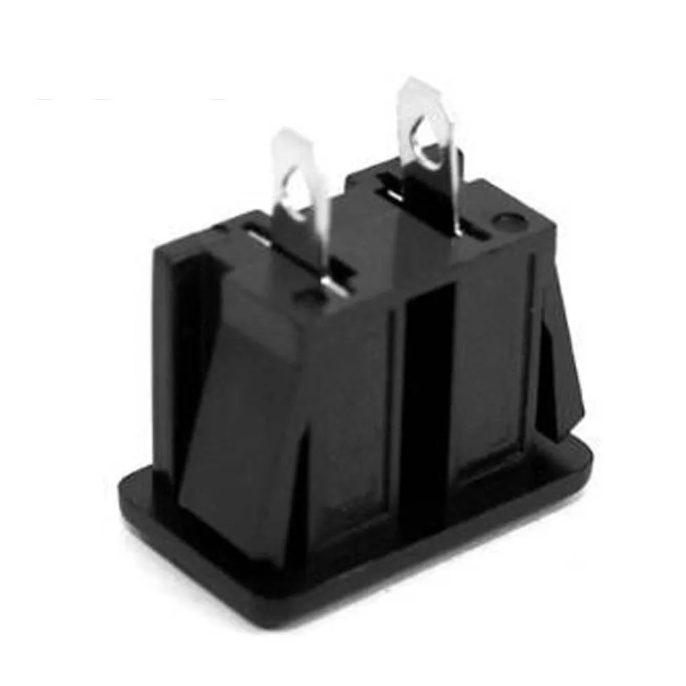 2pin US Industry multifunctional Panel Power outlet Japan American Universal electrical AC power socket 250V 10A Black