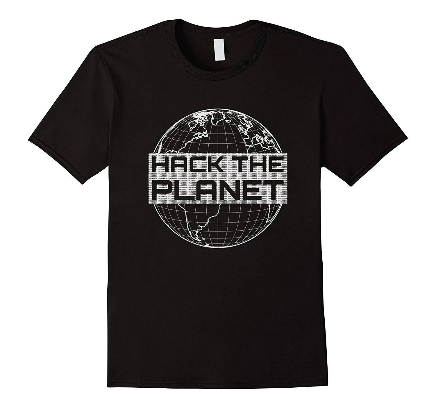Hack the Planet компьютерный хакер Мужская футболка с шестигранной свалкой | одежда