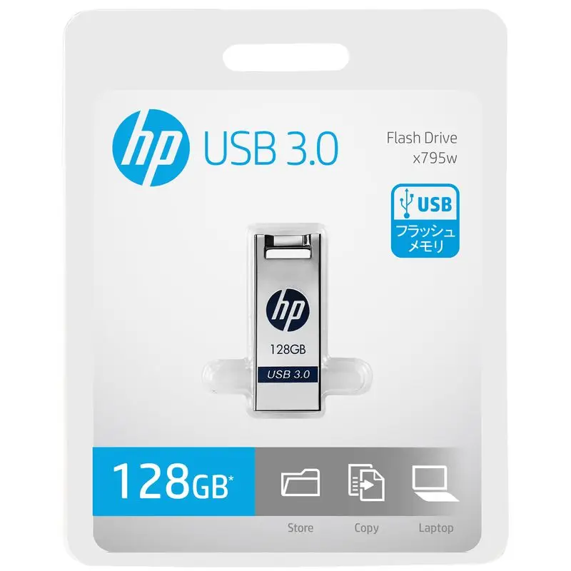  Original HP Metal Flash Disk 128GB 64GB 32GB 16GB USB Flash Drive USB 3.0 Memory Stick Pendrive X79