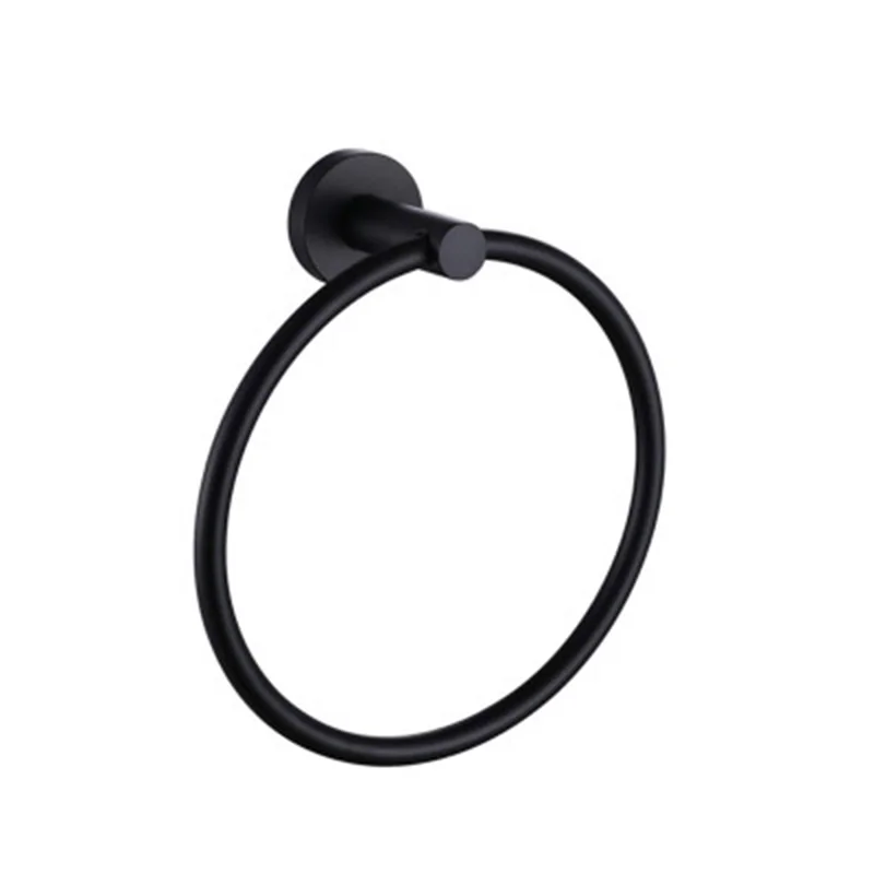 

Towel Ring Stainless Steel Hardware Holders Paper Holder Hanger Rack Punch