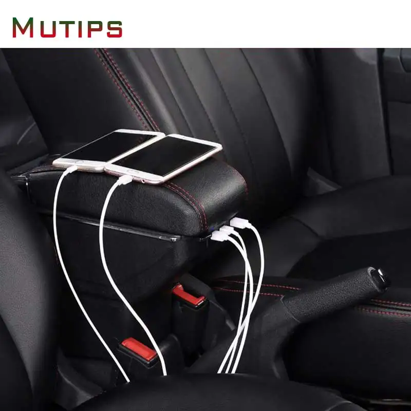 Подлокотник Mutips для Volkswagen Polo VW polo V кожаный подлокотник центральная консоль