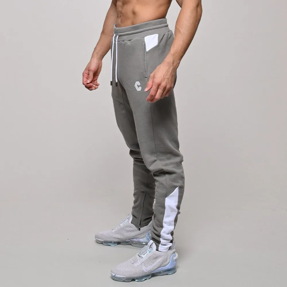 Autumn Joggers Sweatpants Men Casual Pants Gym Fitness Cotton Sportswear Slim Trousers Male Bodybuilding Training Trackpants cotton track pants