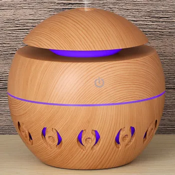 

Air Humidifier USB Ultrasonic Aroma Diffuser Wood Grain Electric Essential Oil Diffuser for Home Aromatherapy