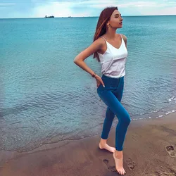 Calça jeans feminina abaixo da moda, para mulheres, vestuário fitness, com bojo, sexy, cintura alta