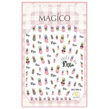 Новые продукты Magico ультра-тонкие наклейки для ногтей десен роспись ногтей Маникюрный Инструмент Розовый ананас 84-2