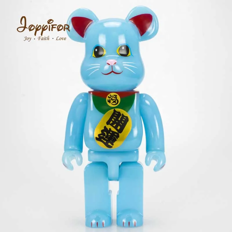 Лидер продаж 28 см 400% Bearbricklys Охотники за привидениями кунжутные уличные фигурки блоки медведи ПВХ Куклы Коллекционные модели игрушки - Цвет: Коричневый