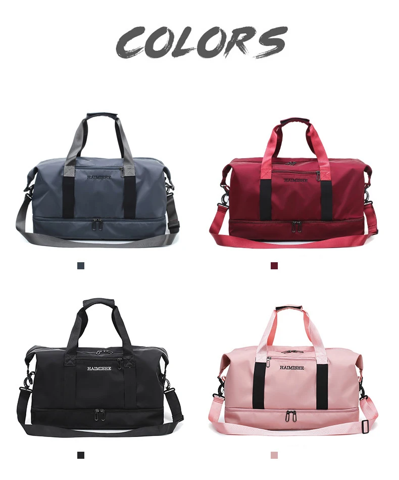 New Travel Bag Multi-function Travel Bag Portable Dry and Wet Separation Duffel Bag Travel Storage Bag Large Capacity