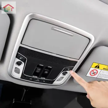 

For Honda CR-V CRV 2017 2018 2019 2020 ABS Chrome Front Reading Light Lamp Cover Trim Decoration Frame Interior Car Accessories