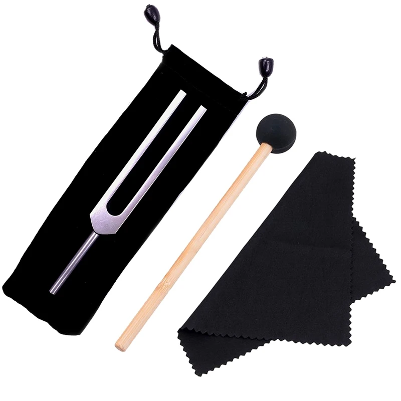 Tuning Fork 528C 528HZ Tuner with Mallet Set for DNA Repair Healing Nervous System Testing Tuning Fork Health Care 2
