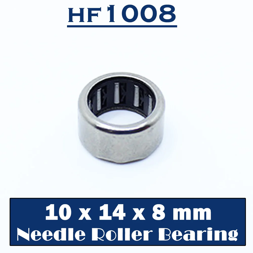 

HF1008 Bearing 10*14*8 mm ( 10 PCS ) Drawn Cup Needle Roller Clutch HF101408 Needle Bearing