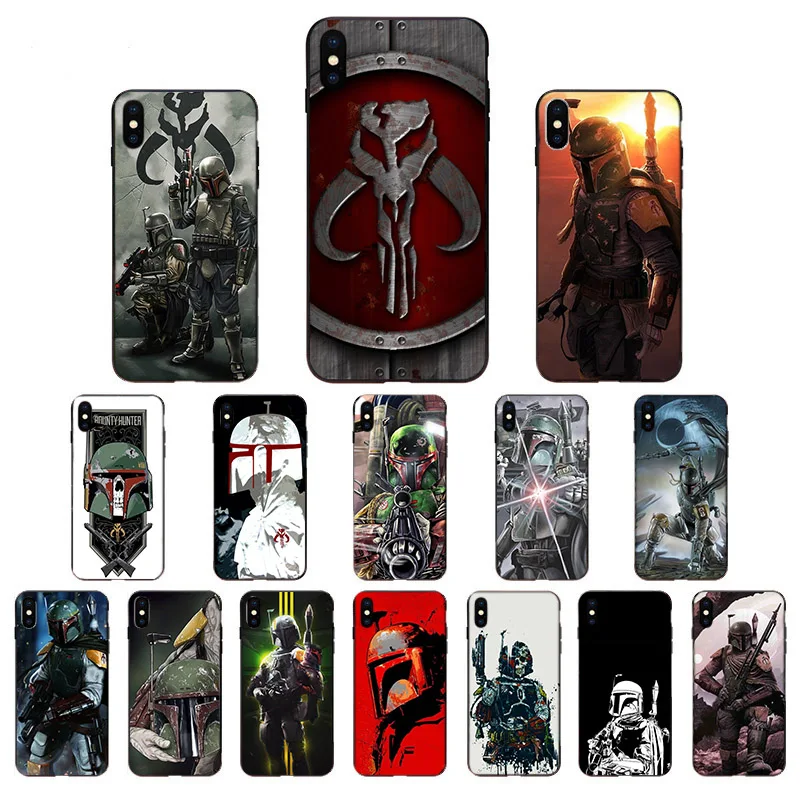 Классный дизайн Боба Фетт мобильный телефон Shell мягкий чехол из термопластичного