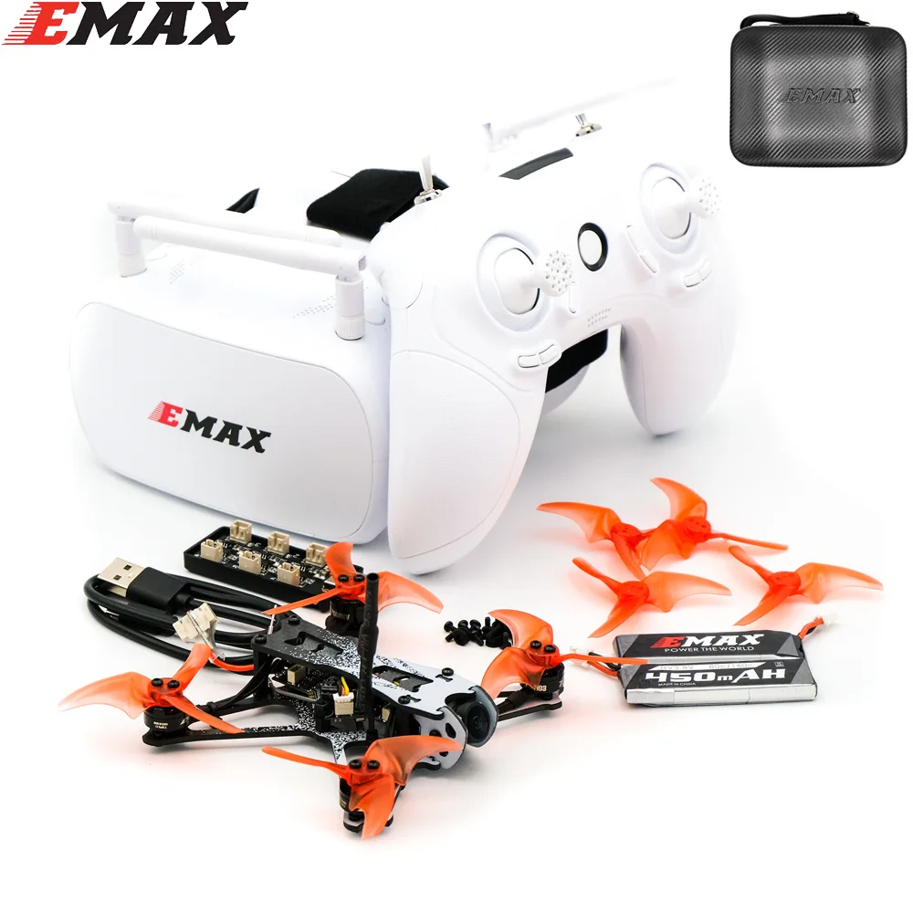 US $35.83 EMAX Tinyhawk II Freestyle 115mm 25 Inch F4 5A ESC FPV Racing RC Drone RTF BNF Version With Remote Control Fpv Goggle