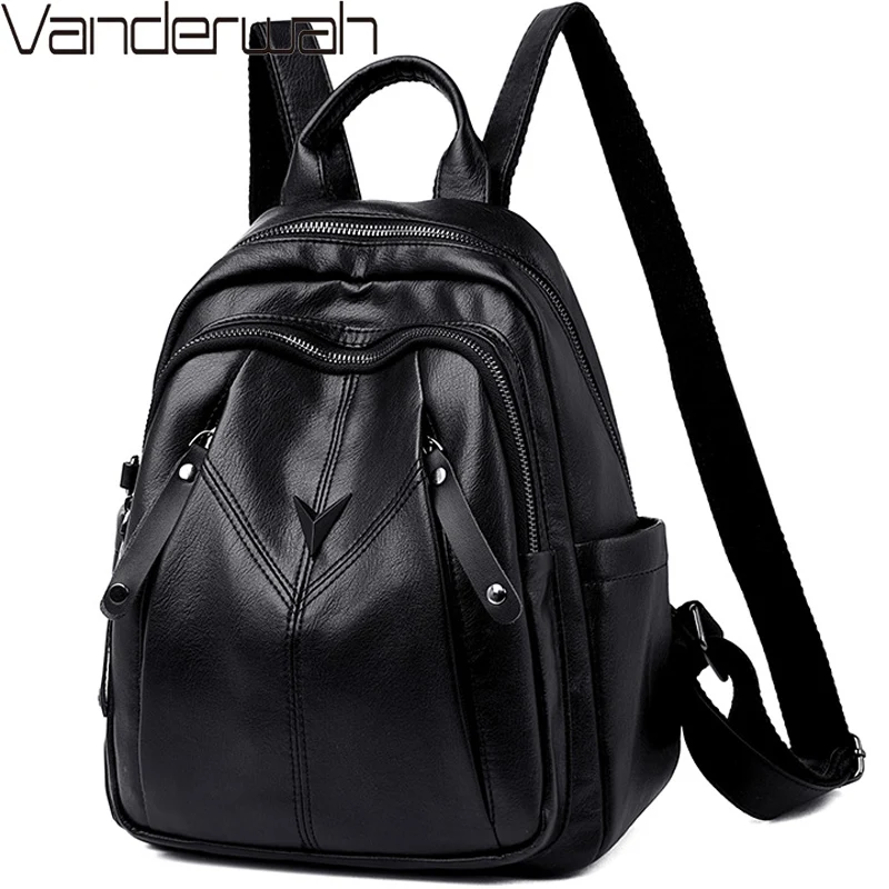 Модный женский рюкзак высокого качества, Молодежный кожаный рюкзак для девочек-подростков, женская школьная сумка через плечо, рюкзак mochila Sac