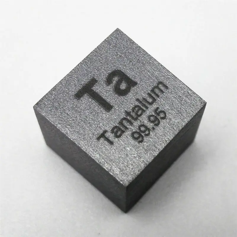 

Tantalum Metal 10mm Cube 16.6grams 99.95% with COA Element Ta Specimen