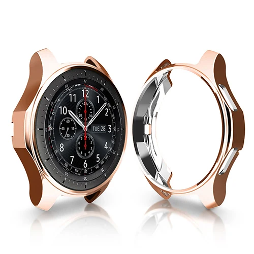 Мягкий ТПУ покрытием защитный чехол-Бампер протектор для samsung gear S3 Frontier SM-R760 и Galaxy Watch 46 мм SM-R800 Smartwatch Ac