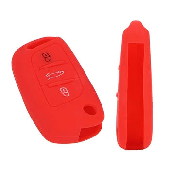 

SHDLIFE Car Silicone Key Case Cover Holder For PEUGEOT 207 307 308 For Citroen C2 C3 C4 C5 C6 C8 Coupe VTR Berlingo Cactus DS4