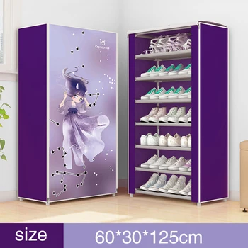 

Shoe Shelf Shoe Rack Shoe Cabinet Practical Creative Assemble 8 Layer Non-Woven Fabric Housekeeping Closet Storage DIY