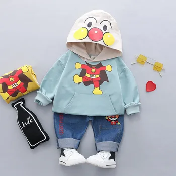

Baby Tracksuits Sets Autumn Kids Sports Suits Cartoon Character Hoodies +Jeans 2Pcs Sets Boys Girl Clothing Children Sportswear