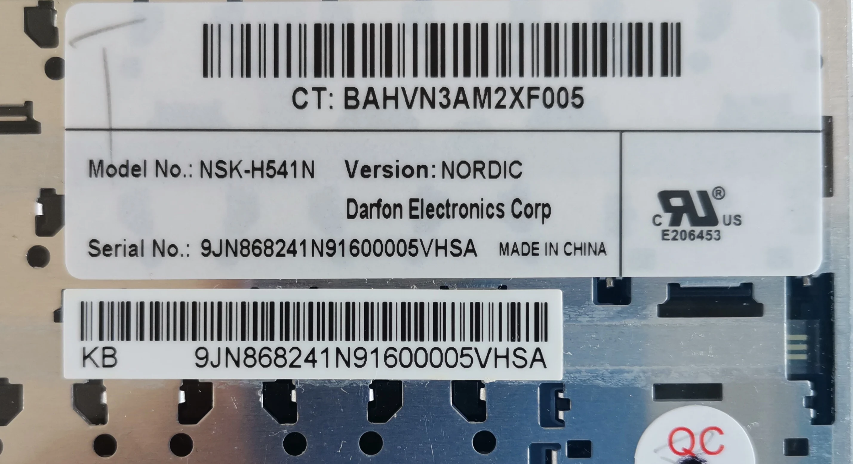 HP CQ50 Ǵ   Ʈ Ű NSK-H541N0 BAHVN3AM2XF005