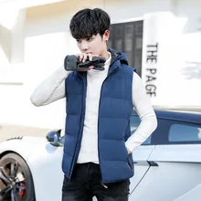 Хлопковый жилет, мужской осенний и зимний жилет, мужской жилет для спорта и отдыха, весенний модный тренд, красивый