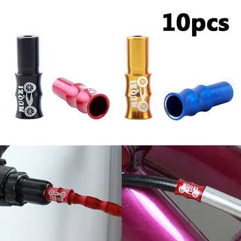 

10pcs Road Cycling Accessories MTB Mountain Bike Metal Aluminum Alloy Wire Caps Bicycle Parts Brake Line Cap Cable Cord Cover