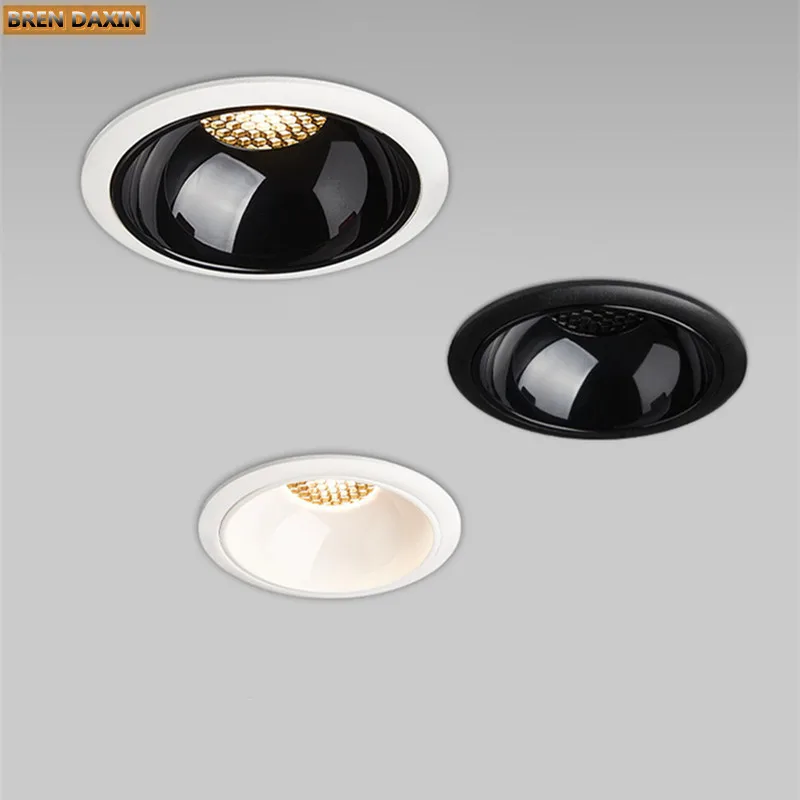 Dimmable LED Down light Spot light 7W9W12W15W48W20W24W Anti-glare COB Ceiling light Bedroom living room interior lighting downlight ceiling