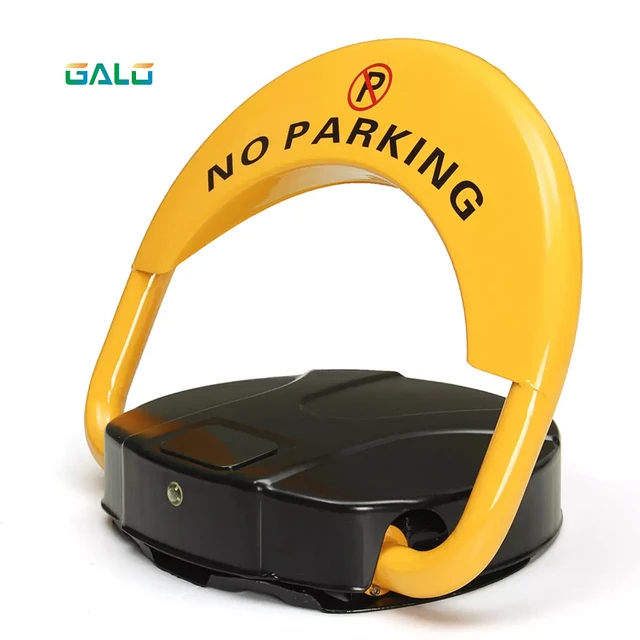 With automatic sensor with 2 remote folding safety parking lock barrier guard column with lock and bolt 6