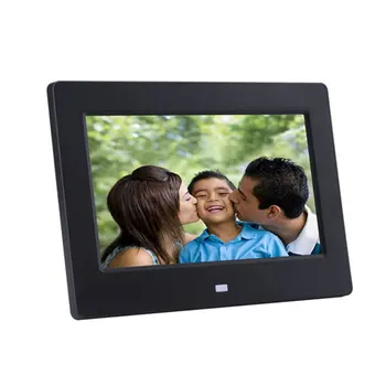 

7 Inch Digital Photo Frame X08E - Digital Picture Frame with IPS Display Motion Sensor USB and SD Card Slots Remote Control