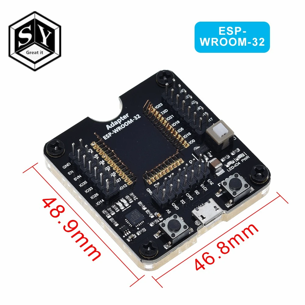 ESP8266 ESP32 ESP-WROOM-32 макетная плата Тесты сжигание приспособление инструмент загрузчик для ESP-12F ESP-07S ESP-12S ESP-32 - Цвет: ESP-WROOM-32