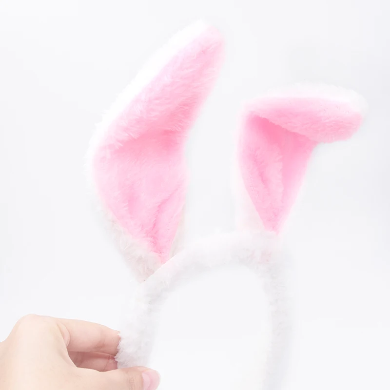 Рождество Косплей зайчика для девушек Силиконовый анальный хвост Розовый Кролик уши кролик девушка БДСМ розовые наручники пара игрушка пара игра