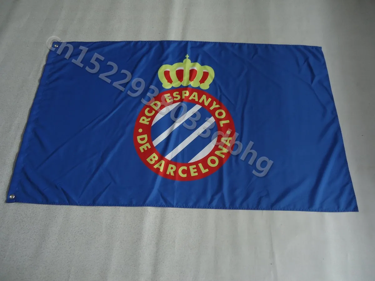 photo color RCD Espanyol флаг 90*150 см 60*90 см размер полиэфирный Арти Баннер Крытый и открытый декоративный баннер флаг - Цвет: photo color