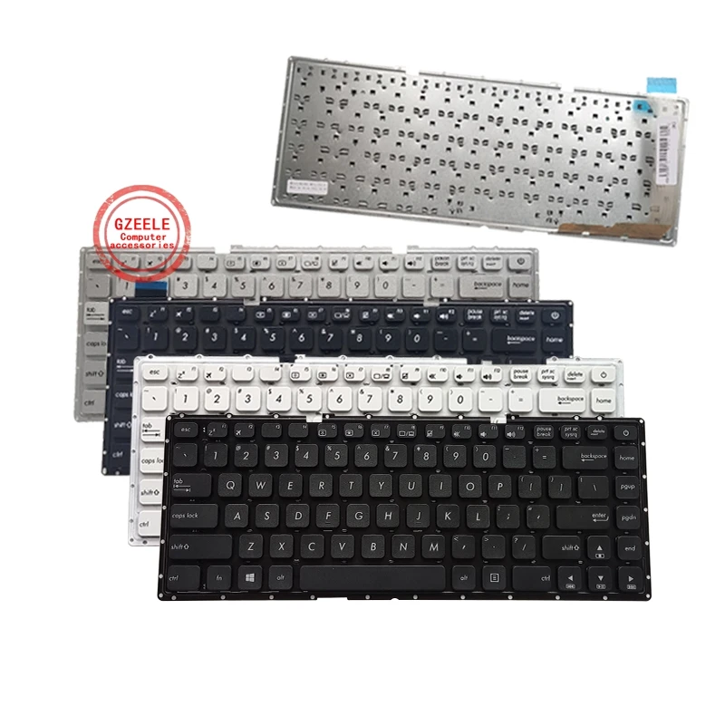 Новинка GZEELE для Asus VivoBook X441 X441S X441SA X441SC X441N X441NA A441NA A441SA A441SC F441NA F441SA английская черная