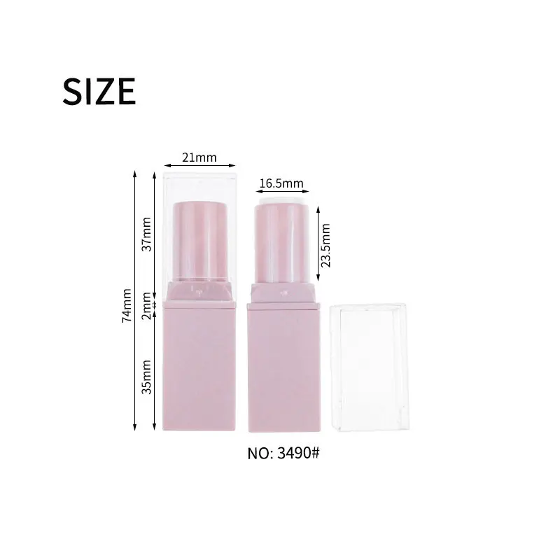 

100pcs 12.1mm Empty Lipstick Lip Gloss Tubes Cosmetic Packaging Sample Refillable Bottles Lipstick Container