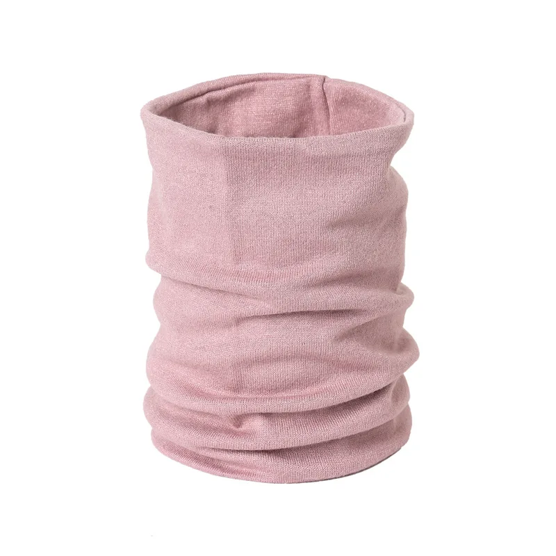 

2019 New Winter Warm Brushed Knit Neck Circle Solid Go Out Wrap Cowl Loop Snood Shawl Outdoor Ski Climbing Scarf For Men Women