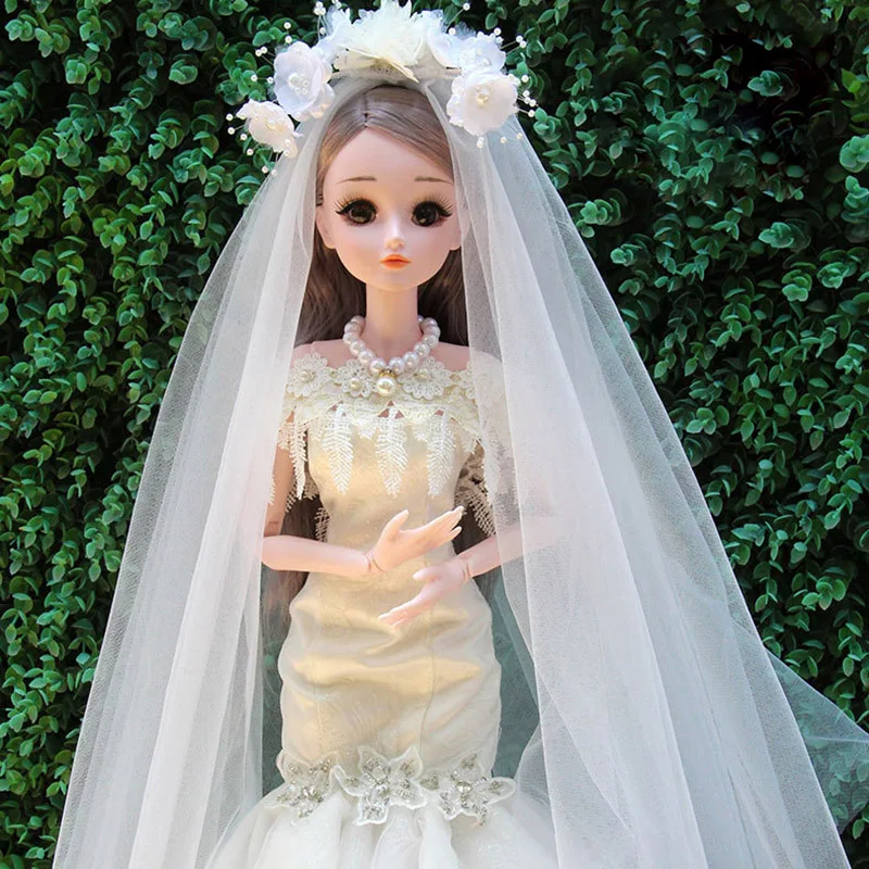 Негабаритный 60 см человекообразная кукла имитация принцесса игрушка dressup девочка игрушка 18 суставов съемный подарочный набор игрушка