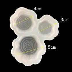 Силиконовая форма спиральный пень зеркало DIY ремесла Ювелирные изделия ручной работы эпоксидная смола 3 размера