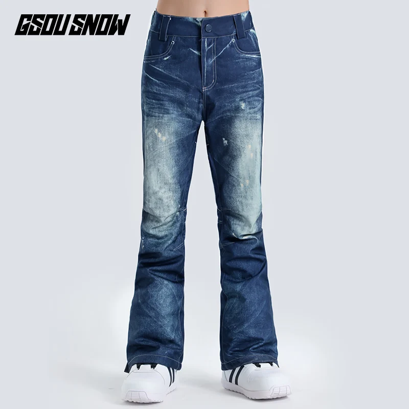 jeans snow pants
