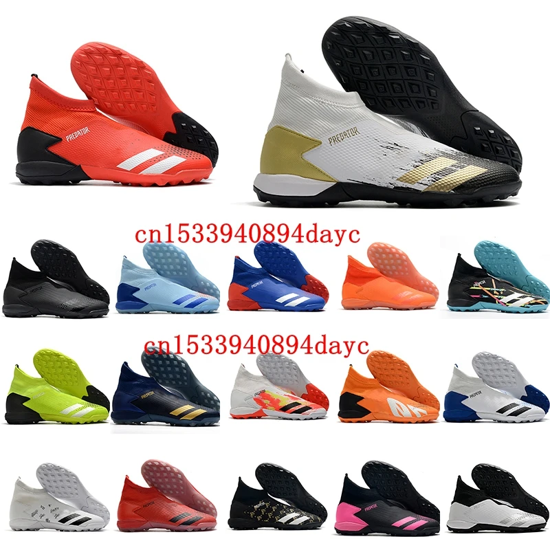 laceless turf soccer shoes