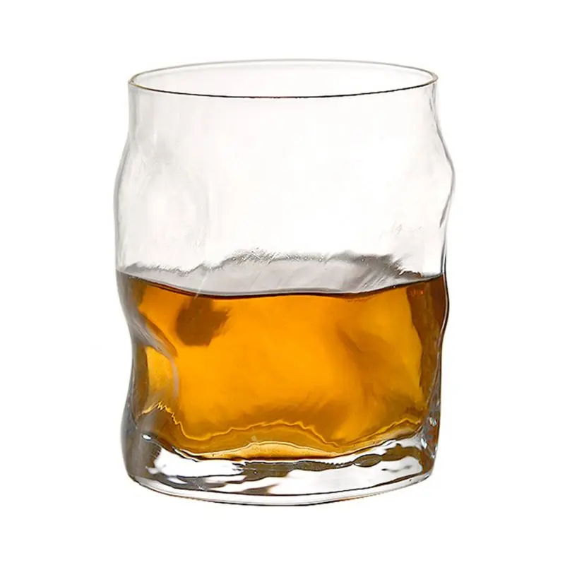 2020 New Crystal Whiskey Glass - Premium Lead Free Crystal Glasses Twist Drinking Glasses