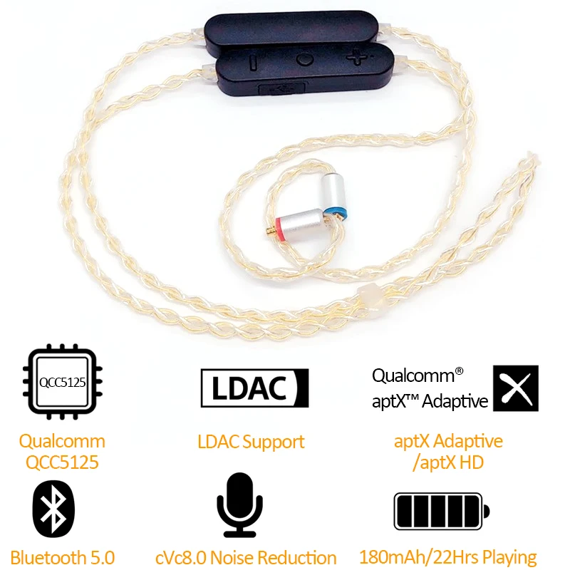 24 бит/96 кГц LDAC Беспроводной Blutooth5.0 усилитель с устройство док-станция Qualcomm QCC5125