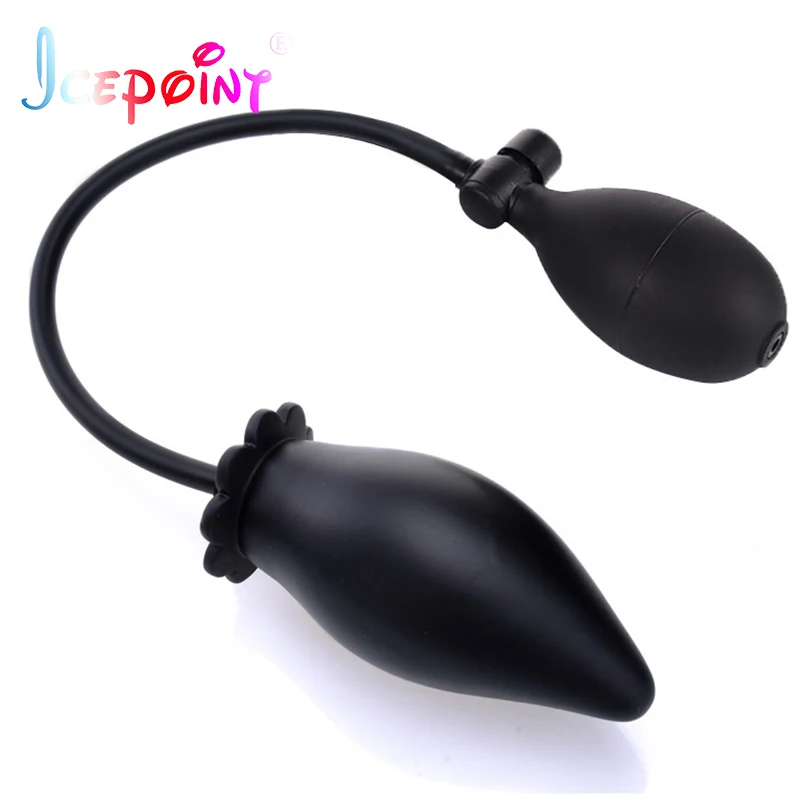 ICEPOINT Expandable Butt Plug Inflatable Anal Plug Anal Dilator Massager Sex Toys for Women Men Adult Products 2020