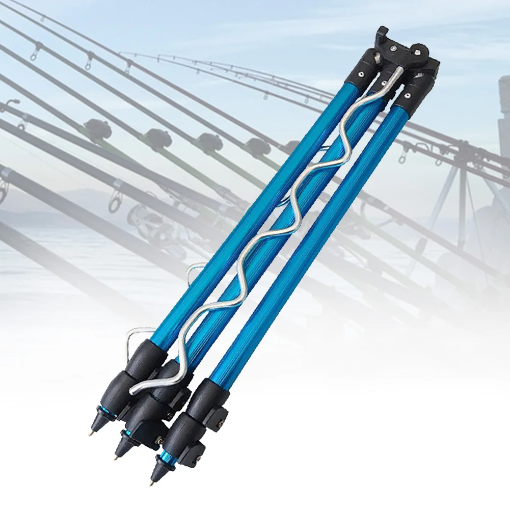

Aluminum Alloy Night Stand Bracket Fishing Rod Tripod Telescopic Tool Non Slip Portable Outdoor Stable Multipurpose Sea Holder