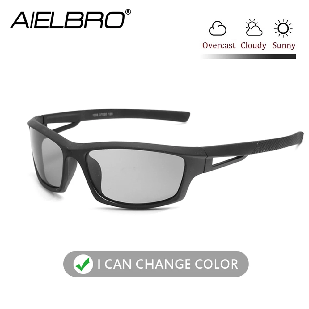 

New Cycling Polarized Photochromic Sun Glasses Fishing Sports Hiking Gafas-Ciclismo Mountain-Bicycle Sunglasses TAC Lens Eyewear