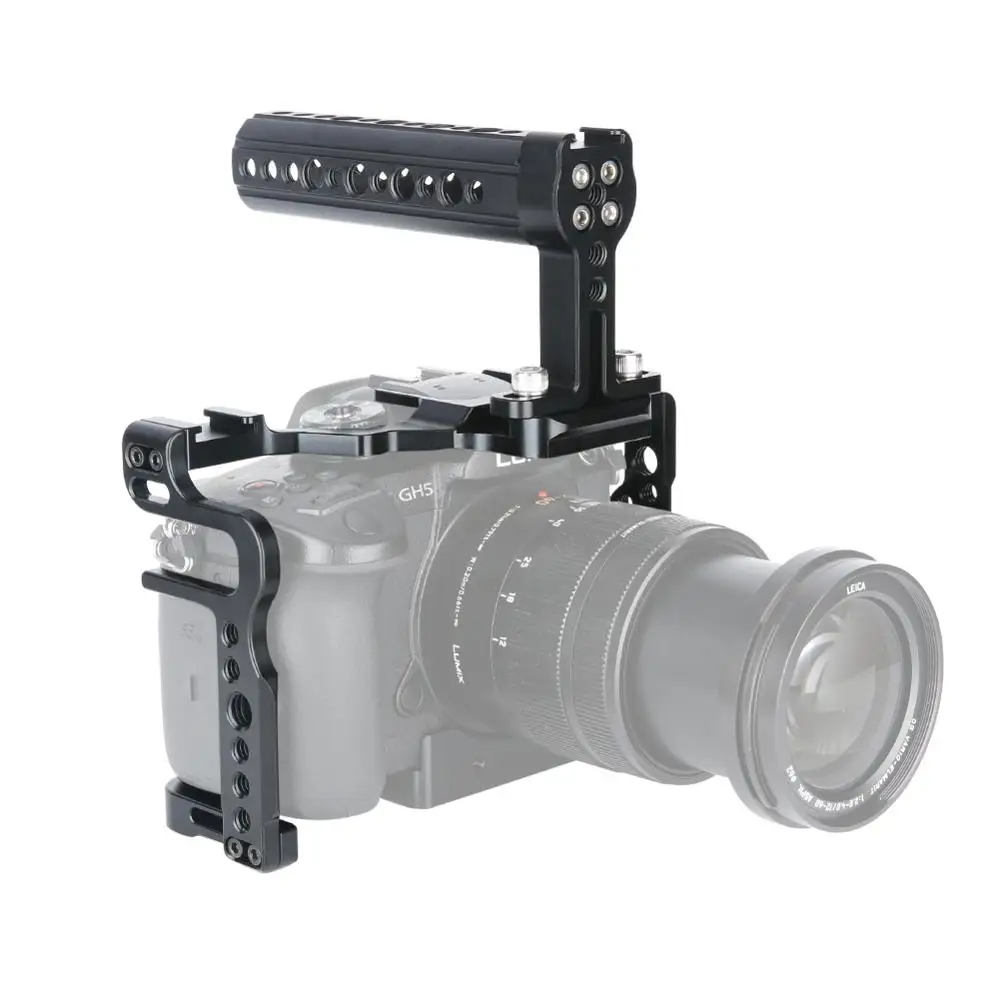 NICEYRIG для камеры Panasonic Lumix GH5 GH5s комплект клетки фотосъемки с НАТО сыром верхней