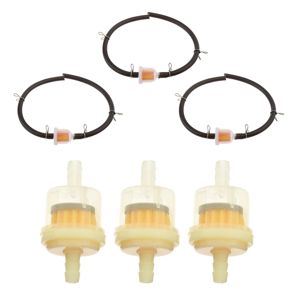 6PCs Mini Moto Gas Hose Line Fuel Filter Tube for 47cc 49cc Chinese Quad ATV 4-Wheeler Dirt Pocket Bike Mini Motorcycle