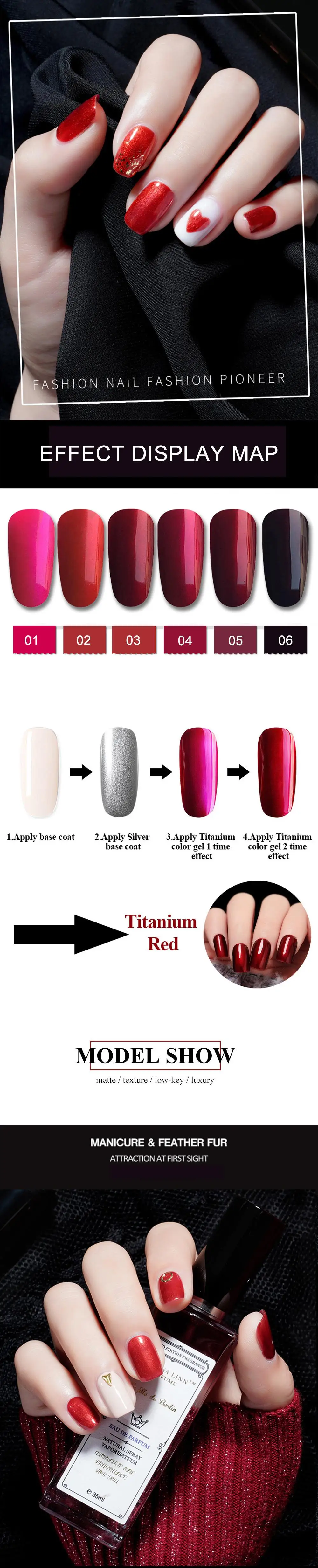 MIZHSE металлический цветной лак для ногтей 7 мл зеркальный красный гель лак для ногтей Полупостоянный лак для ногтей
